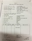 Application Form for Salubrity Certificate